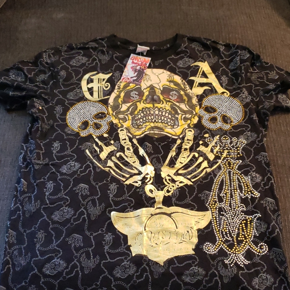 Christian Audigier E.S.T. 1958 Couture Tee Shirt